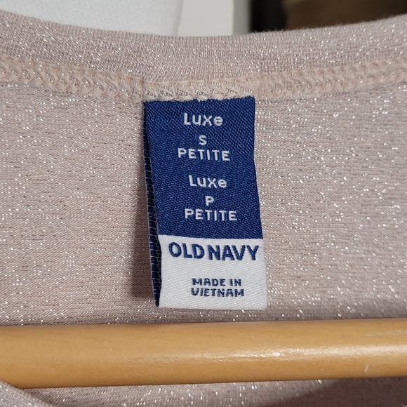 Pink Bamboo Sparkle NEW Old Navy Tank - Size Small Petite - Picture 7 of 10